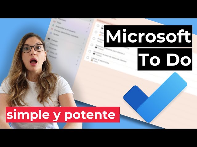 Cómo usar la app Microsoft To Do | TUTORIAL