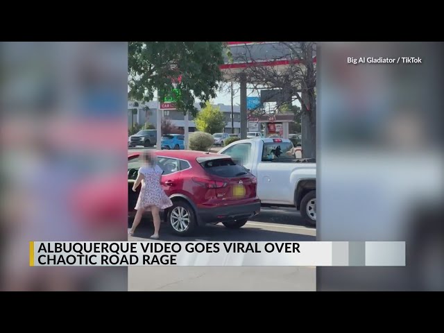 Albuquerque road rage video goes viral as police search for drivers