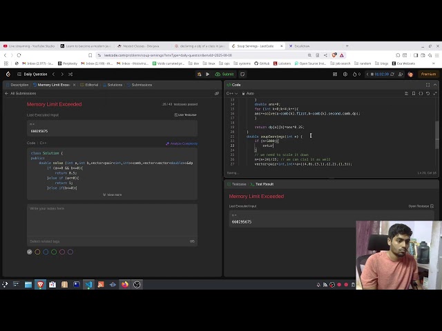 reading java docs and leetcode dp probability nonchalant coding stream