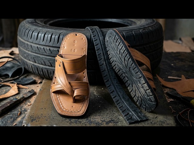 Satisfying Handmade Sandal Making Process