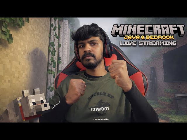 Minecraft Java vs Bedrock LIVE 🔥 | Survival + Fun Moments