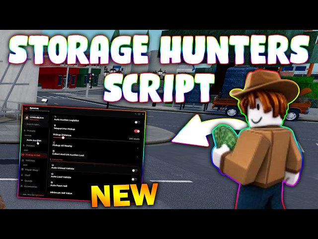 *NEW* Storage Hunters: Open World Script (PASTEBIN 2026) (AUTO QUEST, AUTO BET,AUTO PLACE,AUTO SELL)