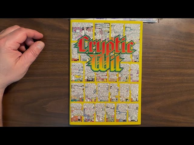 Cryptic Wit #1: Gerald Jablonski’s comics are obsessively repetitive, absurdly surreal, and insane!