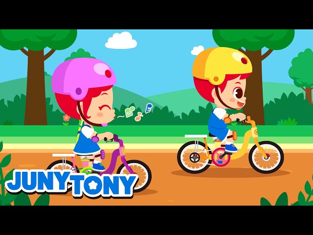 Ride a Bike 🚲 Bicycle Song for Kids | Fun Nursery Rhymes & Kids Songs by JunyTony