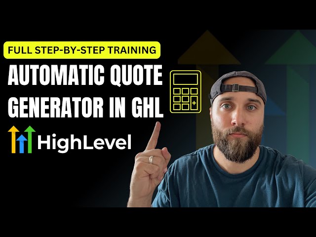 How to Build an Automated Quote Builder & Follow Up Sequence for 6-7 Figures in Revenue