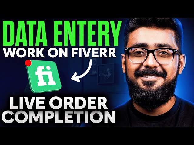 Live Data Entry Task Completed in One Hour on Fiverr | HBA Services
