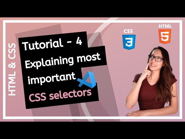 HTML & CSS (2025) - Types of CSS selectors (selectors you must know) - Beginner course