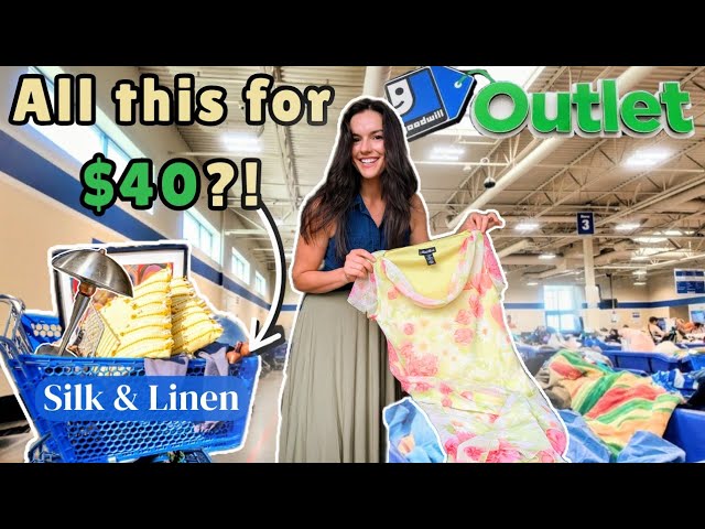 I Filled My Cart for $40 at the Goodwill Bins… Silk, Leather, Linen & Home Decor Jackpot!!