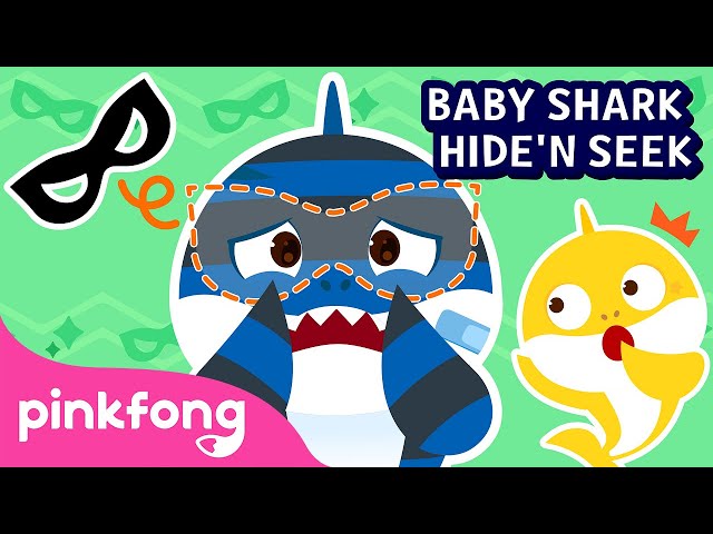 Have you ever seen Thief Shark's mask? | Find the Mask! 🔍 | Hide and Seek | Pinkfong Official