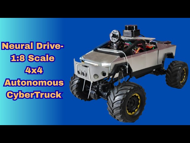 I built NeuralDrive: an Autonomous 1:8 Scale  4x4 CyberTruck  II Arduino Physical AI, 2026.