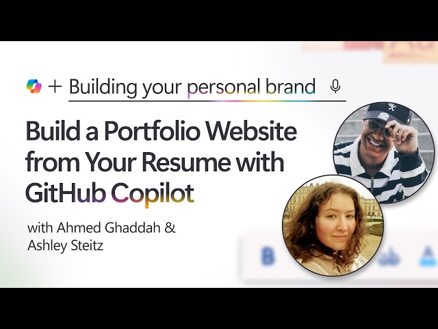 Build a Portfolio Website from Your Resume with GitHub Copilot