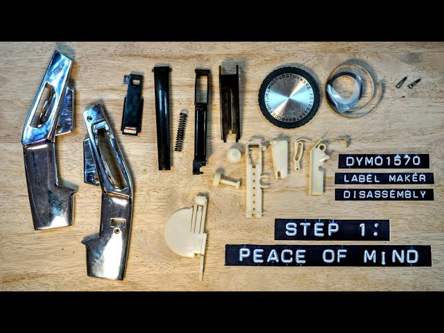 DYMO 1570 Label Maker: Full Disassembly and Reassembly - Meditative Maintenance