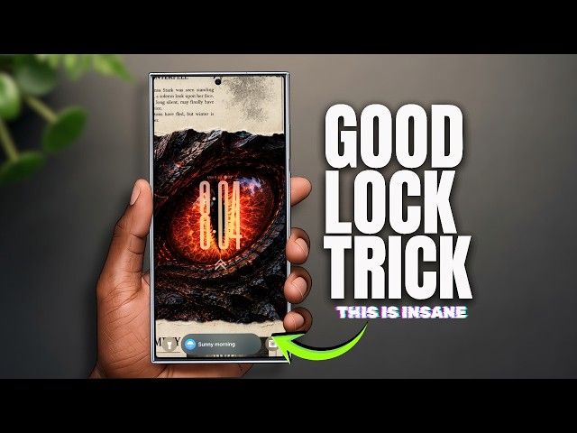 This Good Lock Wallpaper Trick Will Blow Your Mind (One UI 8.5) | Doitright_tech