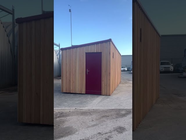 Cladded Shipping Container Conversion!