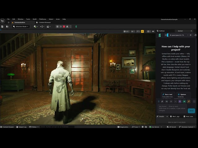 Making a Horror Game #1 — Claude Code builds the door mechanic, start to finish, inside UE5