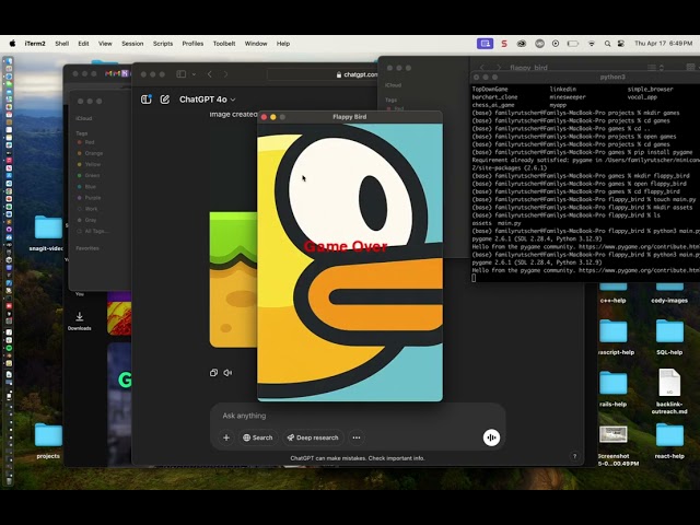 Making Flappy Birds and Doodle Jump with AI and Python