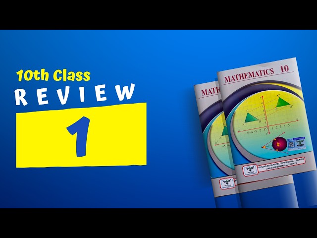 Review Exercise 1 - 10th Class Math - New Book 2026 | Punjab Board