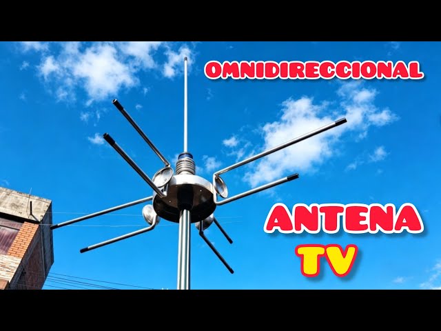 Building a Powerful Omnidirectional Antenna - TV - HD Digital Signal - DTT