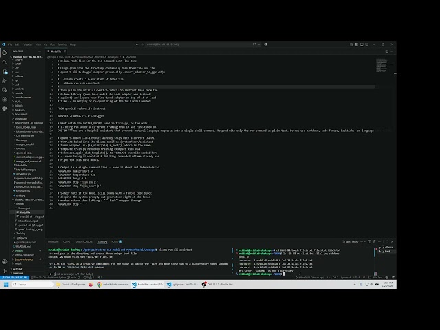 Text To CLI - Model DEMO