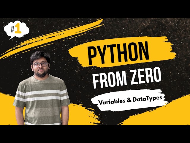Ep. 1 | First Program, Variables, Data Types & Syntax.