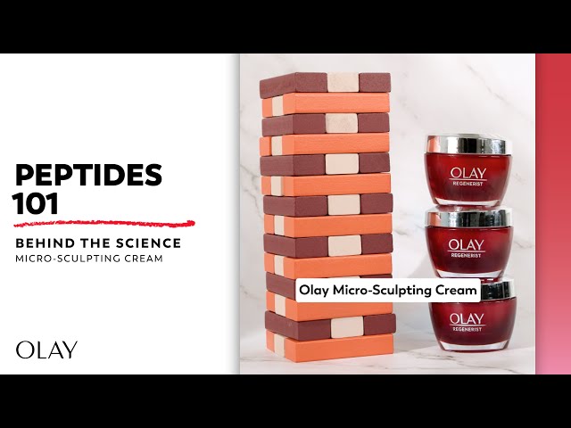 Anti-Aging Peptide-Infused Moisturizer | Olay Regenerist Micro-Sculpting Cream | Behind the Science