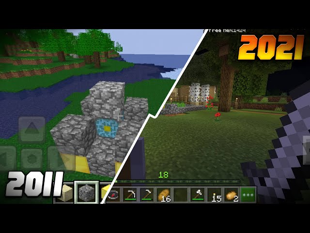 The Evolution of Minecraft PE (2011 - 2021)