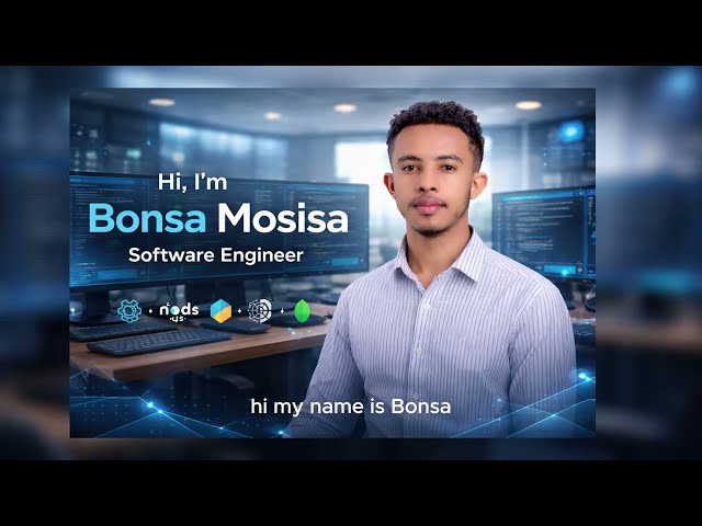 Bonsa M - Full Stack & Flutter Developer | Introduction