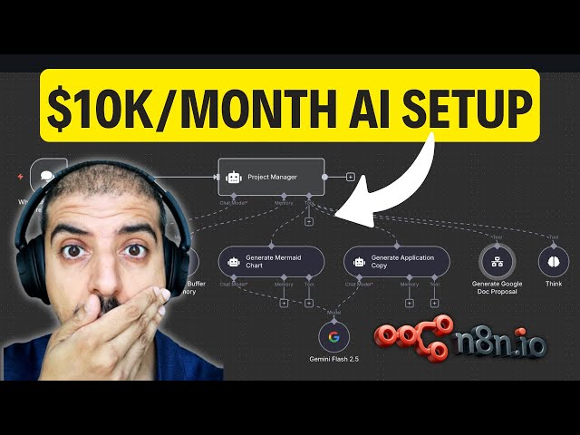 I Make $10K/Month with n8n AI Agents on Upwork (Full Breakdown)