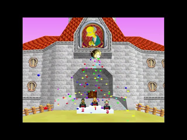 Simpsons Kart 64 "Road Rage Extra" With Bart Simpson