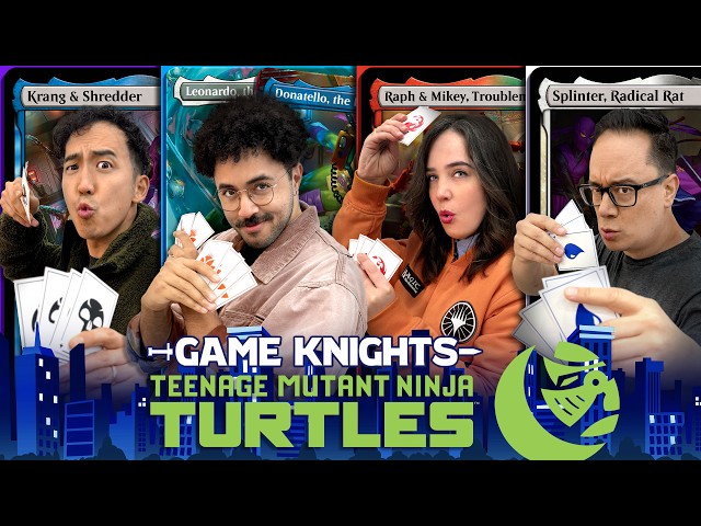 Game Knights: TMNT w/Jarvis Johnson | 84 | Magic: The Gathering MTG Commander Gameplay EDH