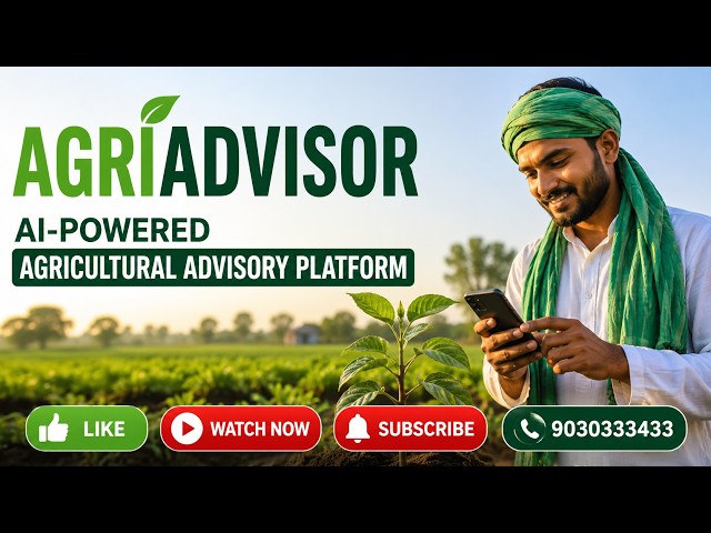 AGRIADVISOR AI-Powered Agricultural Advisory Platform | Final Year CSE Major Project 2026 🌱