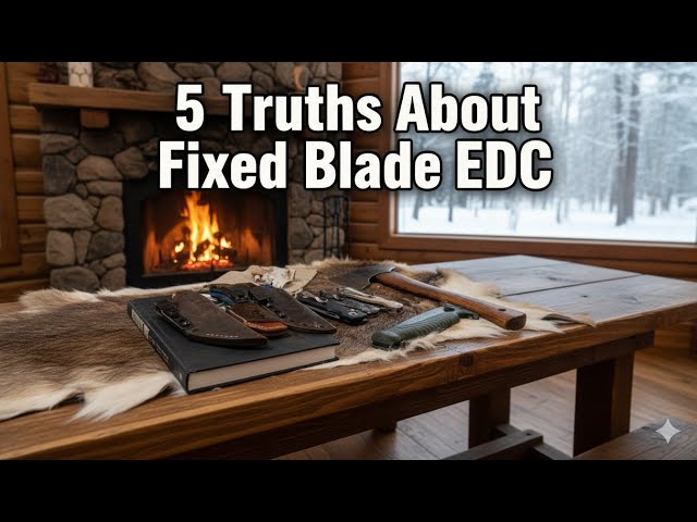 5 big points to know about carrying a fixed blade edc