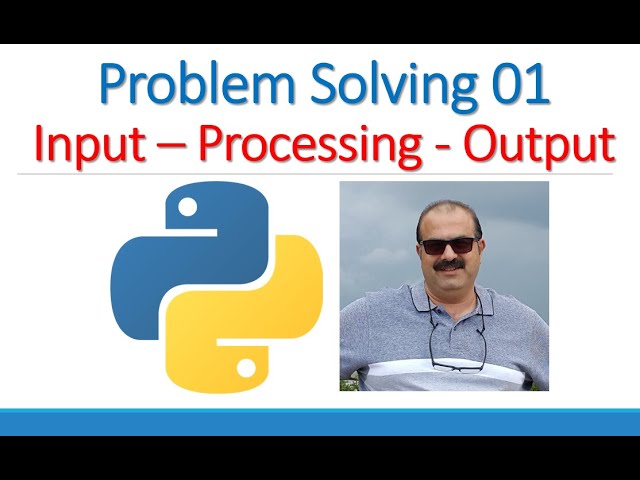 Python#02 Five Basic Input-Processing-Output with Output format f-string