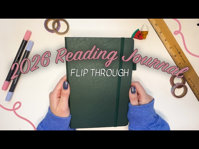 My 2026 Reading Journal Setup ❤️📓