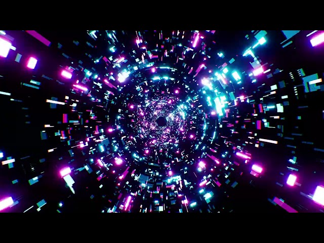 1 Hour 4K Cyber Digital Tunnel VJ Loop – This Portal Changes Everything! (No Audio | Seamless)
