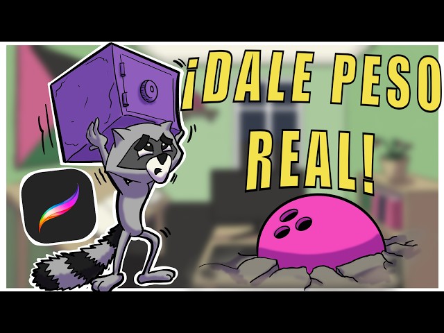 El SECRETO de darle peso a tus animaciones! | Animación 2D en Procreate Dreams