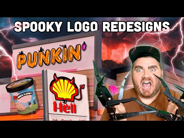 Making Famous Logos SCARY