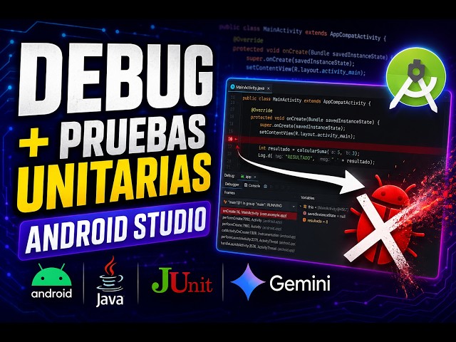 🚀 Encuentra Errores Como un Profesional | Debug + JUnit en Android Studio