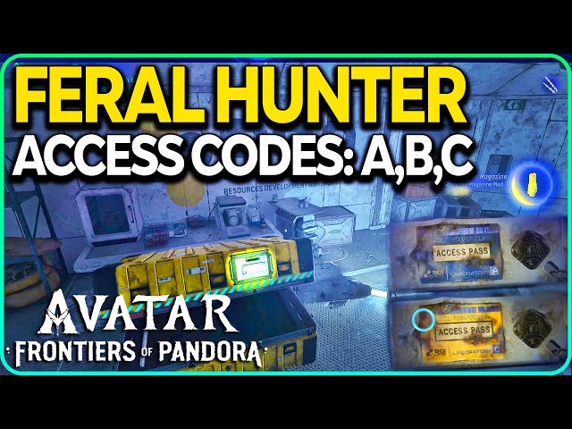 All Access Codes - Feral Hunter quest guide Avatar Frontiers of Pandora
