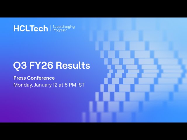 HCLTech Q3 FY26 Results Press Conference | #HCLTechQ3