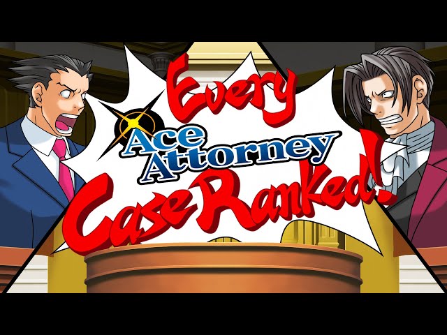 Ranking EVERY Ace Attorney Case Ever!