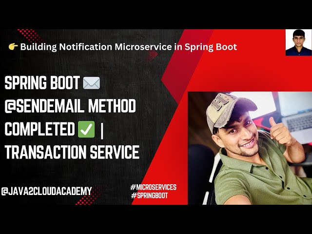 Are You Making These 3 HUGE Mistakes with Spring Boot's @SendEmail Method?
