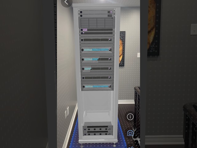 Unifi Augmented Reality Network Rackk!!