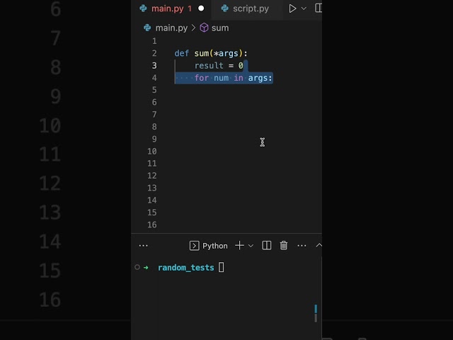 *args in Python???