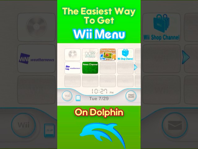 Easiest Way to Get Wii Menu on Dolphin!