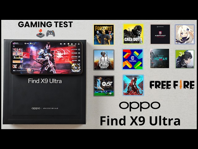 OPPO Find X9 Ultra Gaming Test / Drain Battery Test