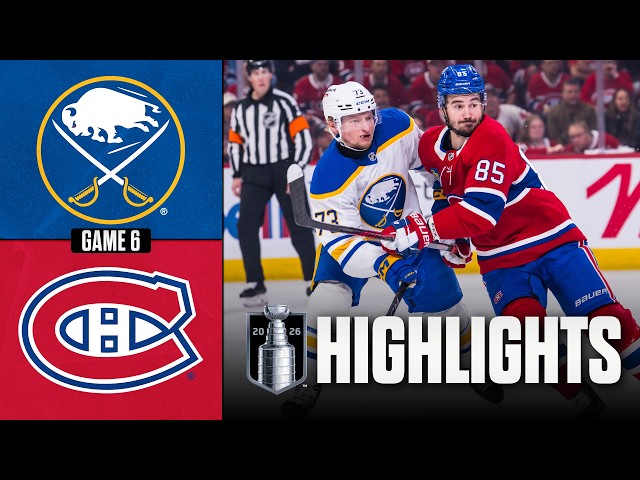 Sabres vs. Canadiens | NHL Playoff Highlights | Game 6 | May 16, 2026