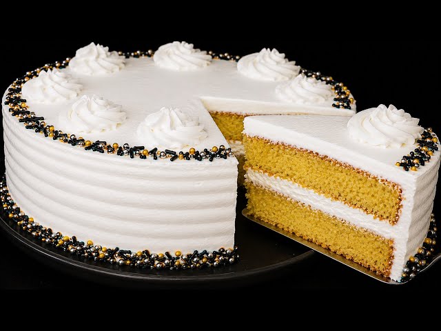 EASY VANILLA CAKE That’s So Moist and Soft - It Melts in Your Mouth 