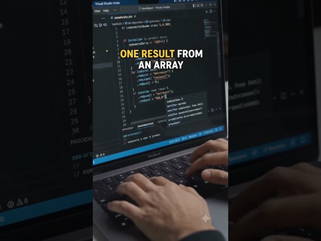 JavaScript reduce() Explained in 10 Seconds 🔥 #JavaScript #Coding #WebDev #Shorts