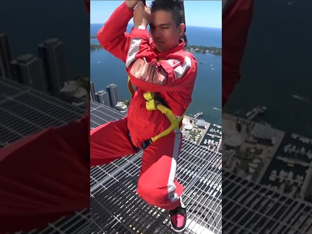 CN Tower Edge Walk #shorts #cntower #toronto
